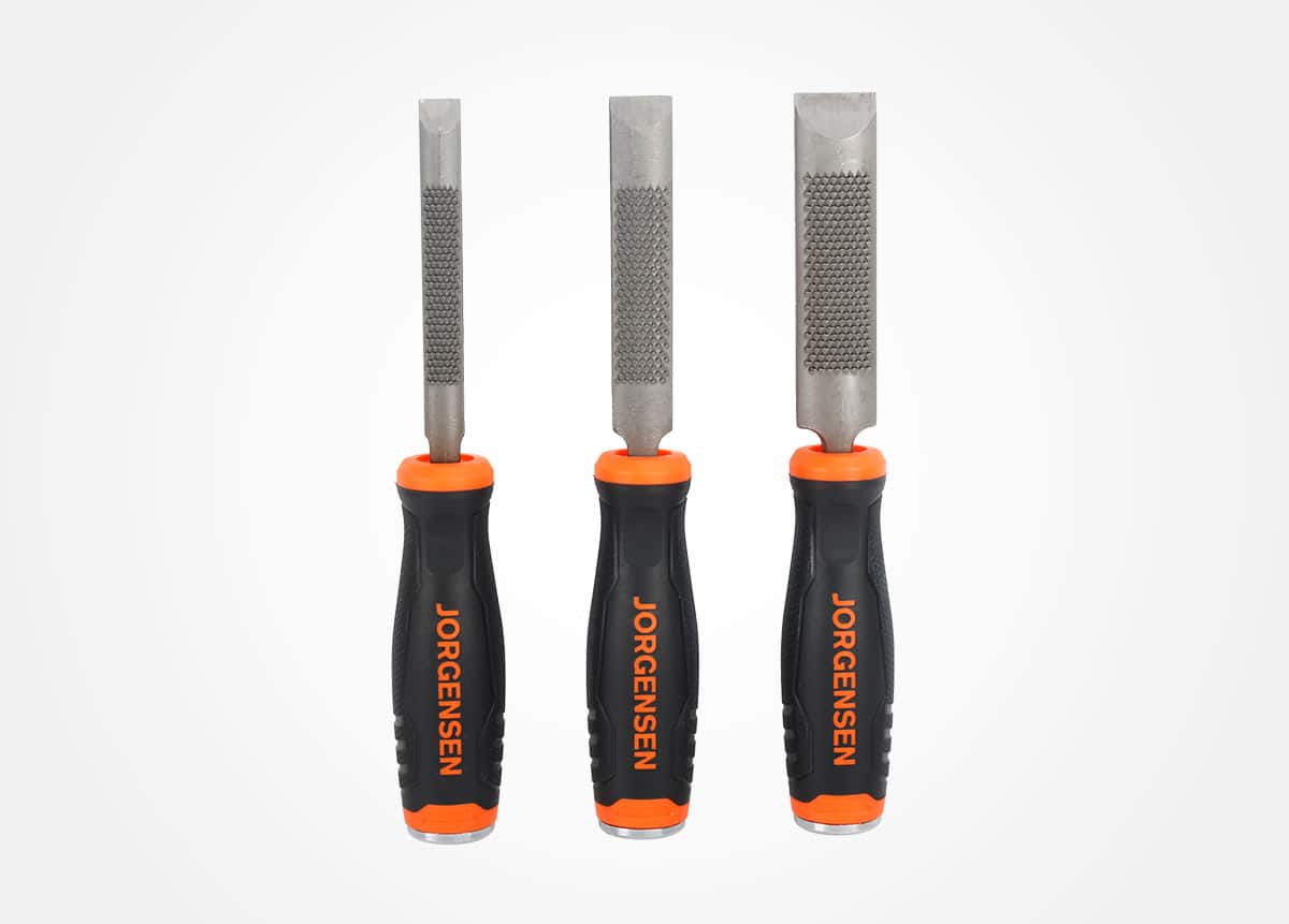 4-Inch Coarse Rasp Chisel Set